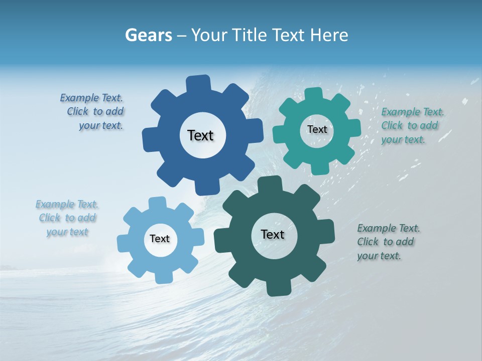 Watersports Recreation Ocean PowerPoint Template