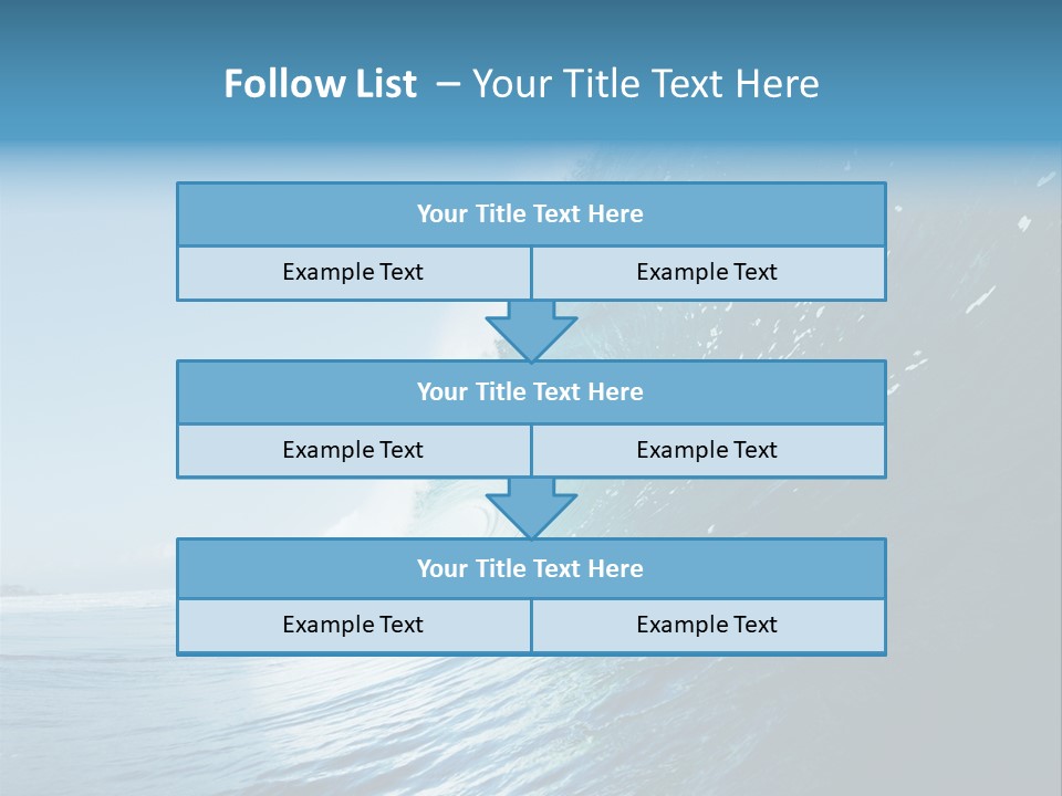 Watersports Recreation Ocean PowerPoint Template