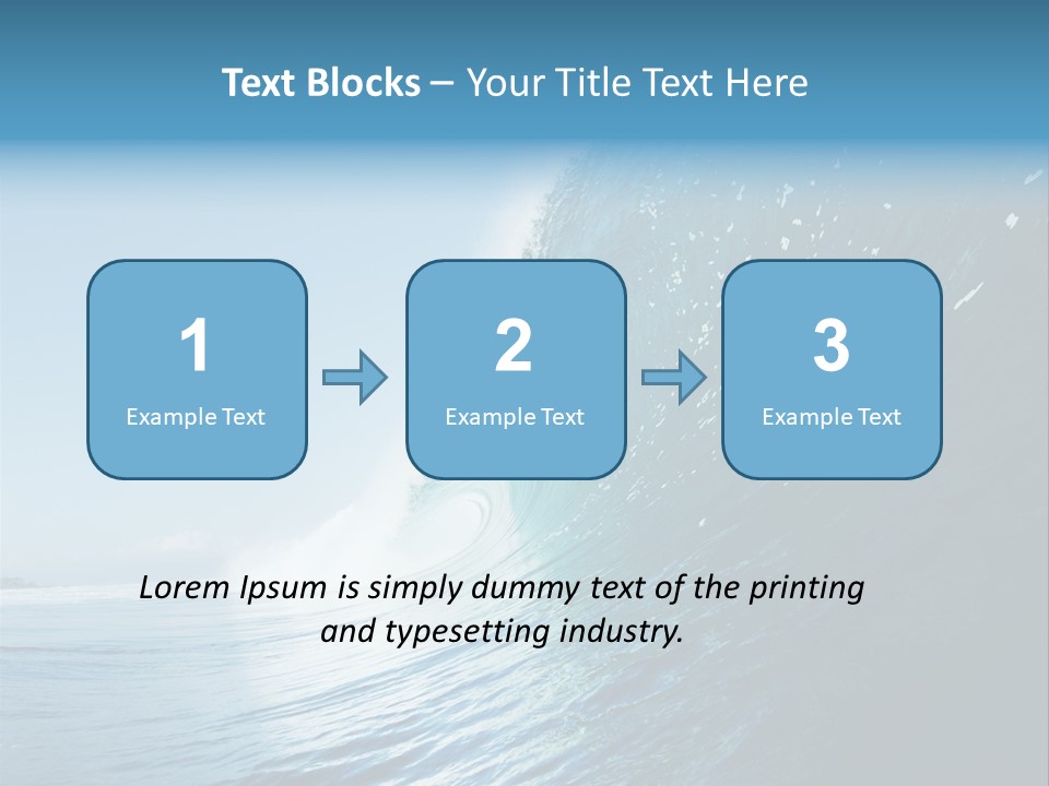 Watersports Recreation Ocean PowerPoint Template