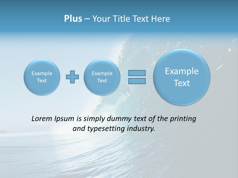 Watersports Recreation Ocean PowerPoint Template