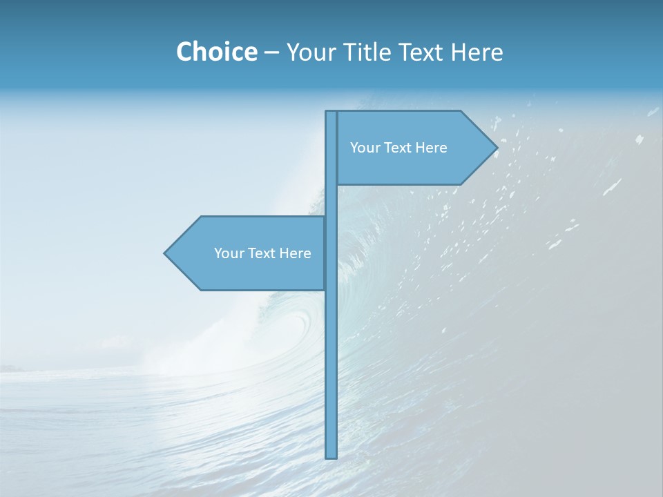 Watersports Recreation Ocean PowerPoint Template