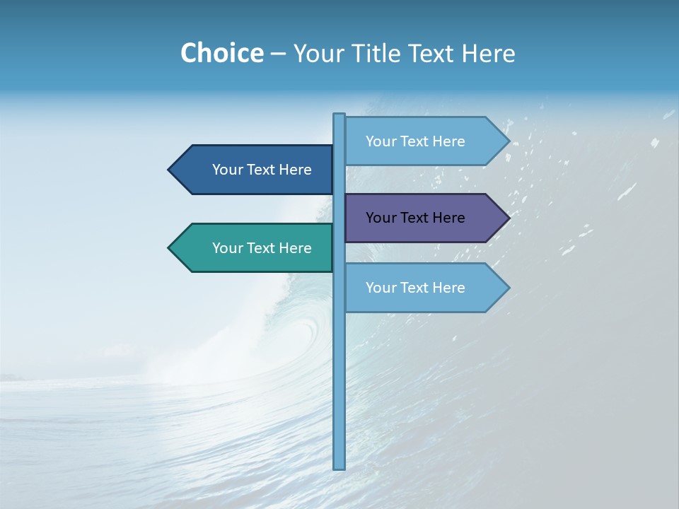 Watersports Recreation Ocean PowerPoint Template