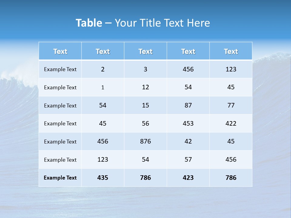 Motion Weather Exercise PowerPoint Template