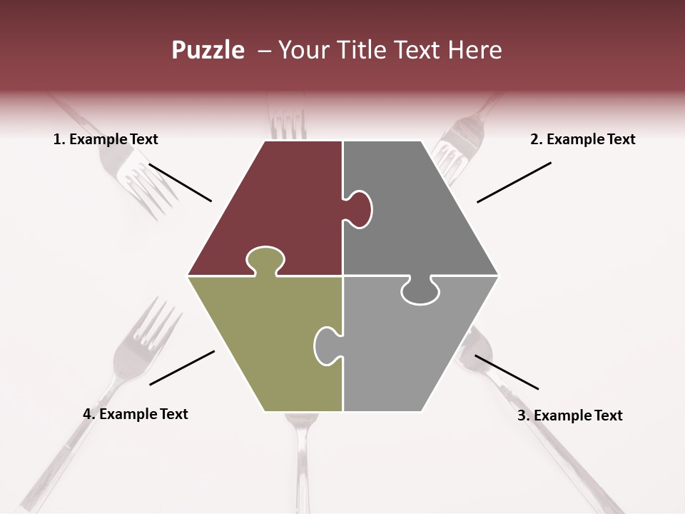Election Art Food PowerPoint Template