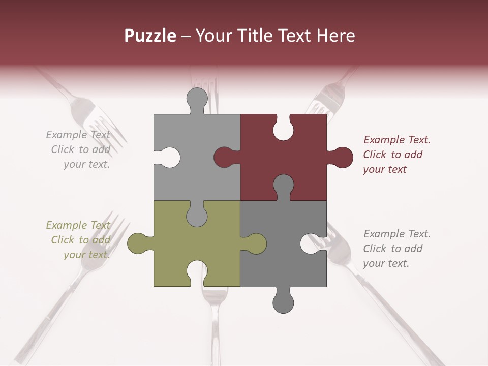 Election Art Food PowerPoint Template