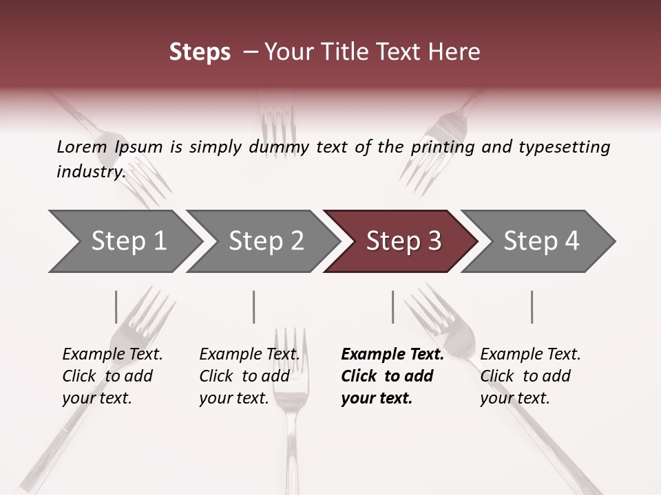 Election Art Food PowerPoint Template