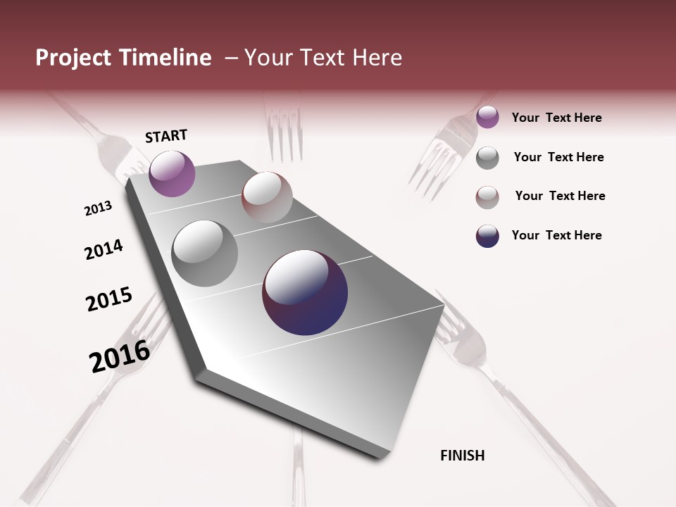 Election Art Food PowerPoint Template