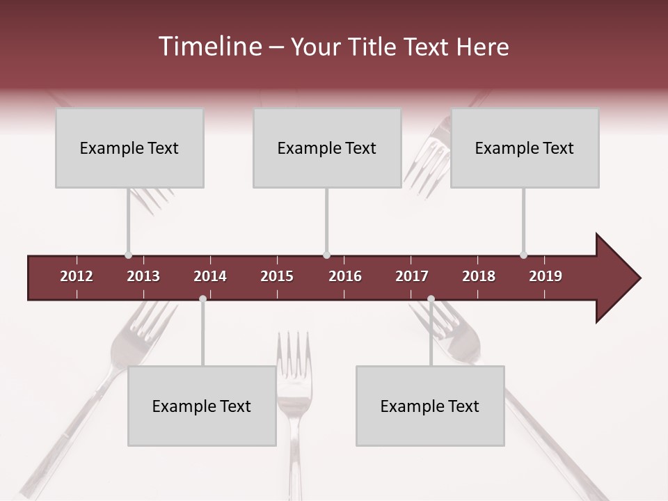 Election Art Food PowerPoint Template