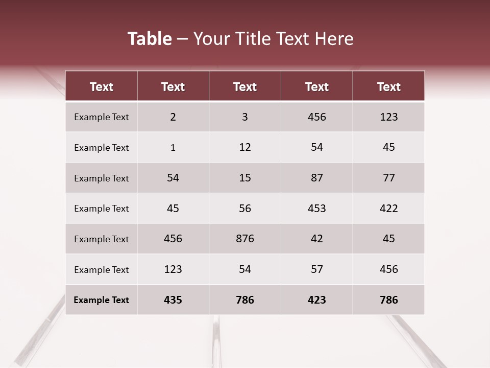 Election Art Food PowerPoint Template