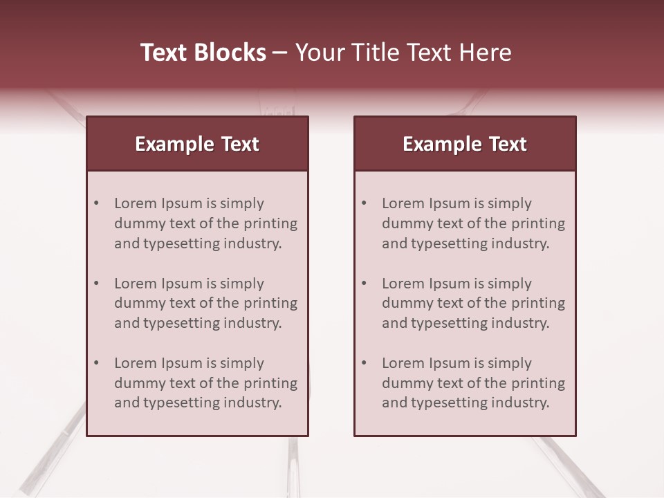 Election Art Food PowerPoint Template