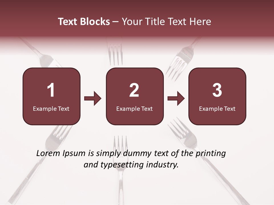Election Art Food PowerPoint Template