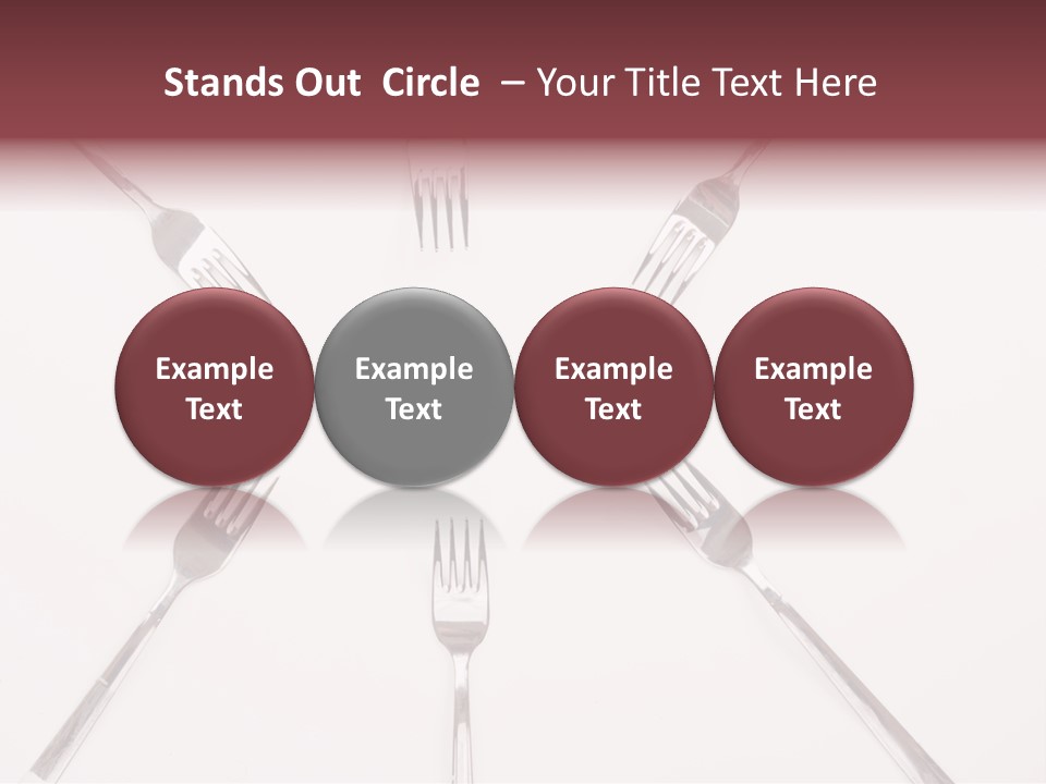 Election Art Food PowerPoint Template