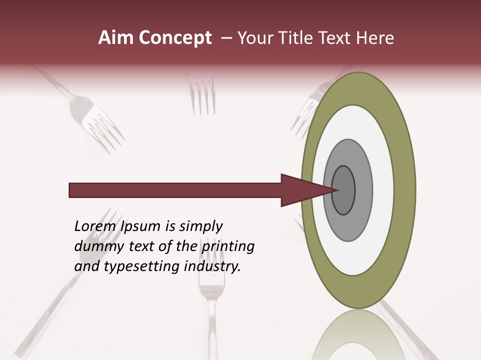 Election Art Food PowerPoint Template