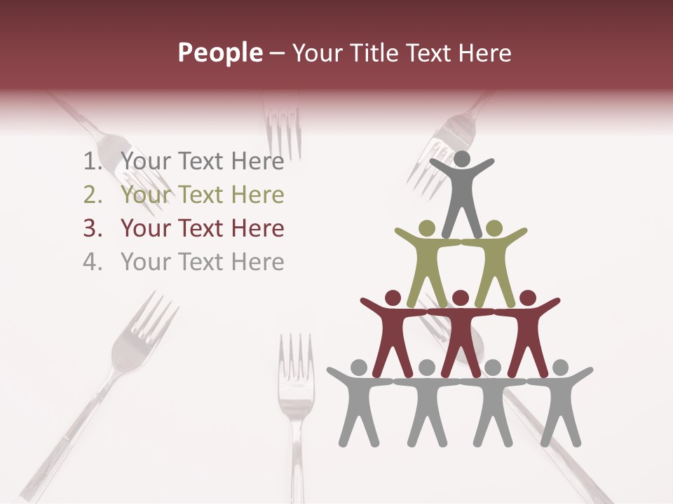 Election Art Food PowerPoint Template