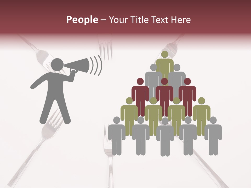 Election Art Food PowerPoint Template