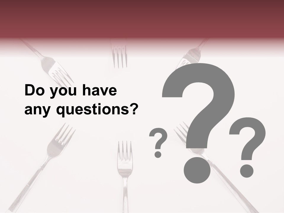 Election Art Food PowerPoint Template