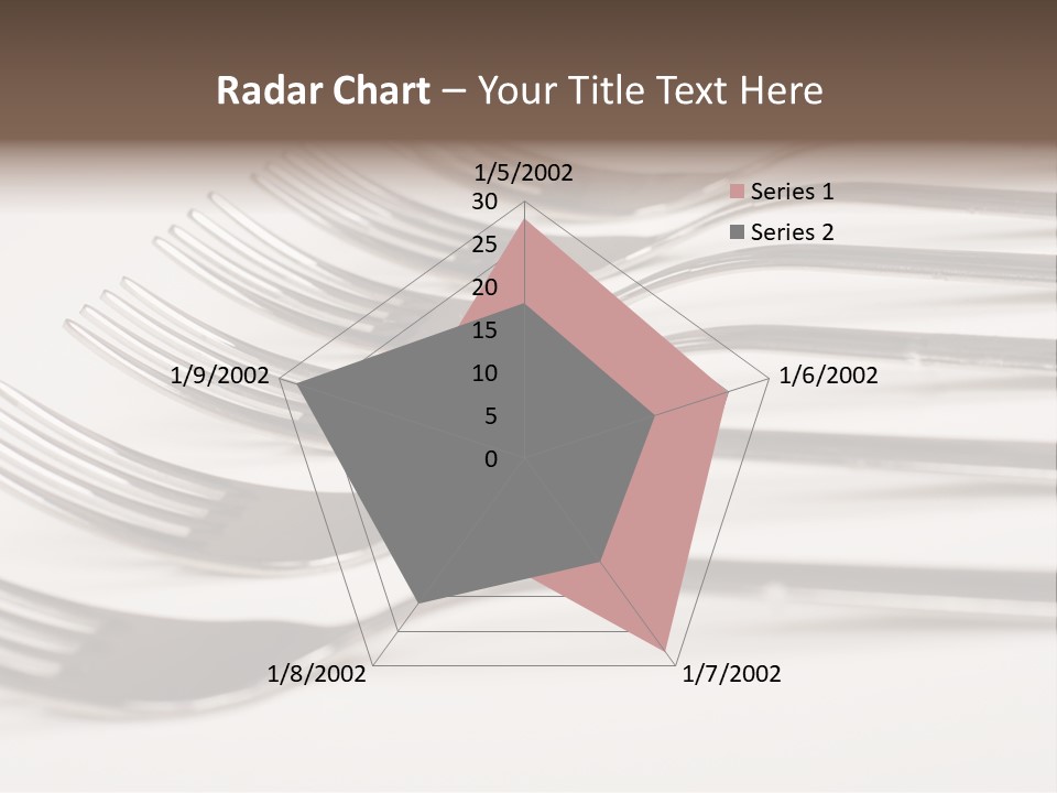Flatware Eat Black PowerPoint Template