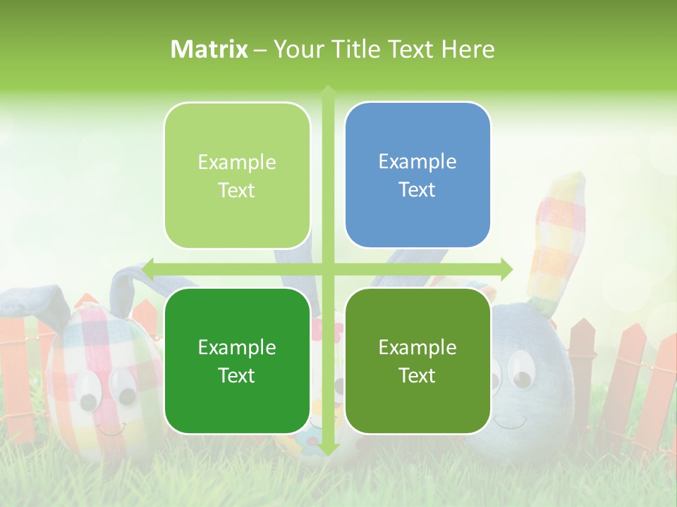 Bunny Ostereier Suchen Finden PowerPoint Template