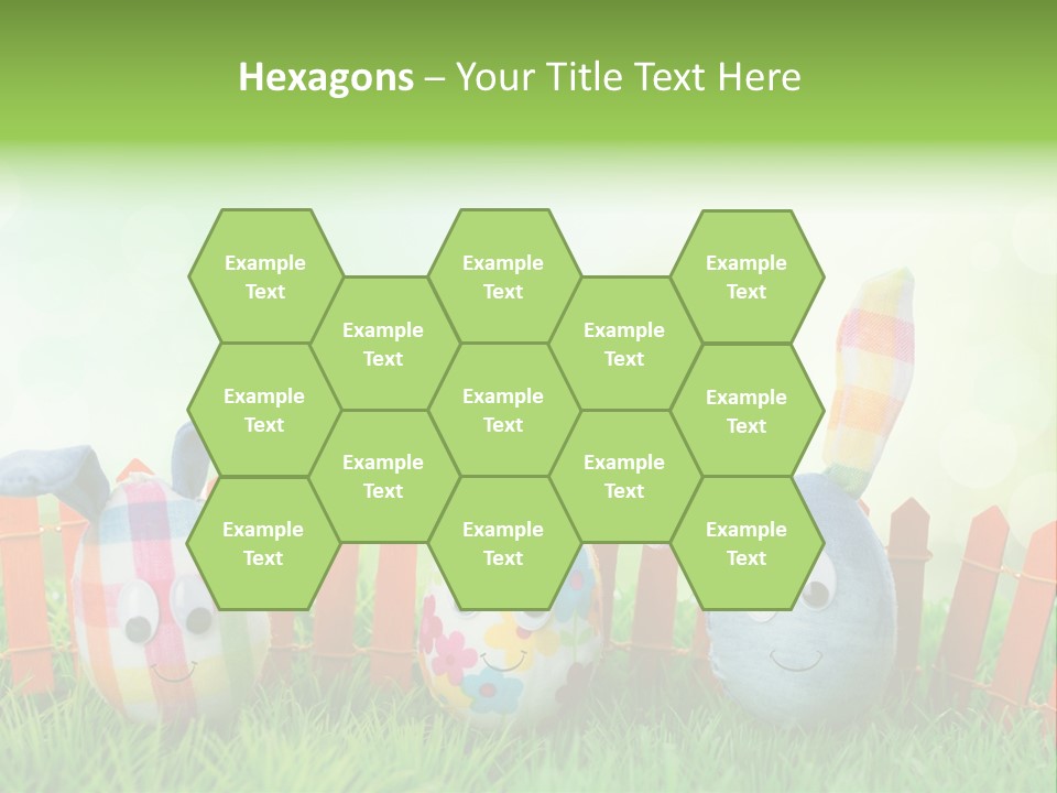 Bunny Ostereier Suchen Finden PowerPoint Template