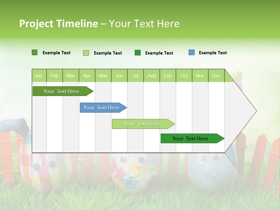 Bunny Ostereier Suchen Finden PowerPoint Template