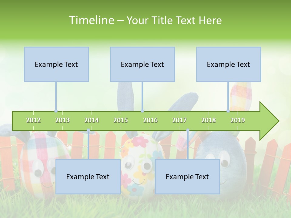 Bunny Ostereier Suchen Finden PowerPoint Template