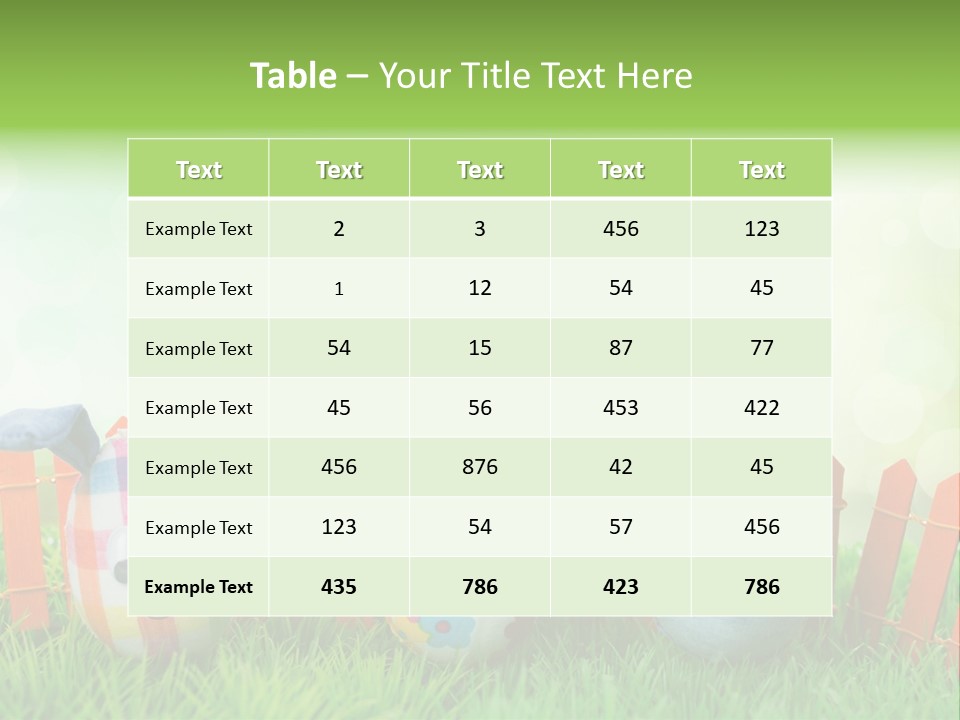 Bunny Ostereier Suchen Finden PowerPoint Template