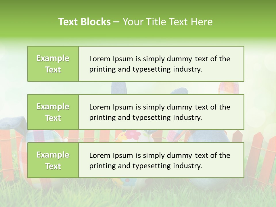 Bunny Ostereier Suchen Finden PowerPoint Template