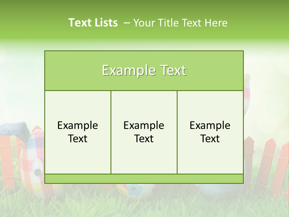 Bunny Ostereier Suchen Finden PowerPoint Template