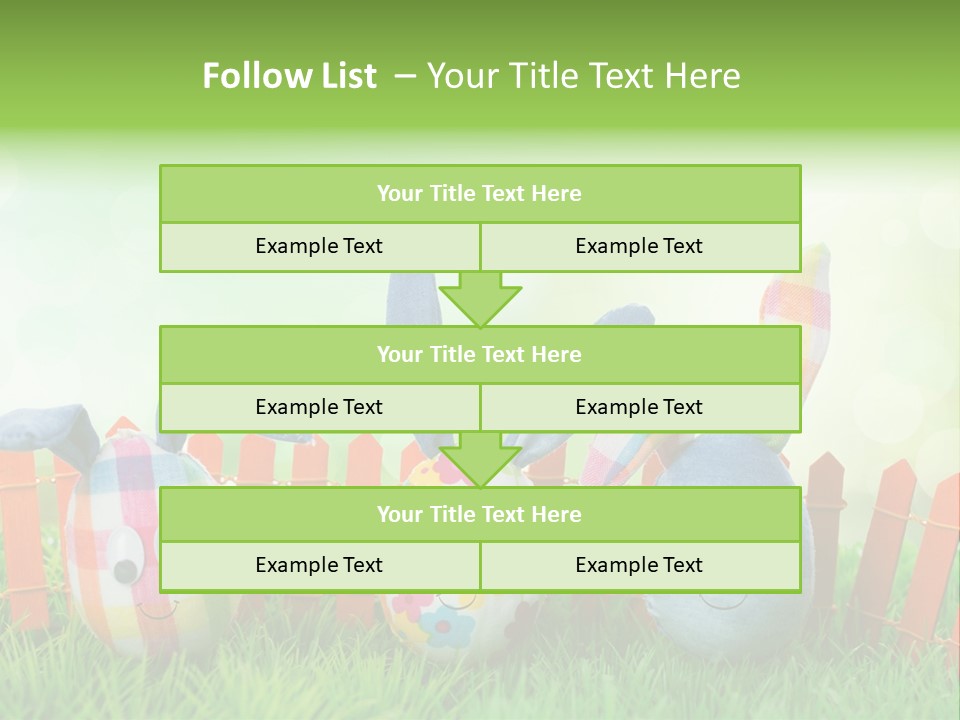 Bunny Ostereier Suchen Finden PowerPoint Template