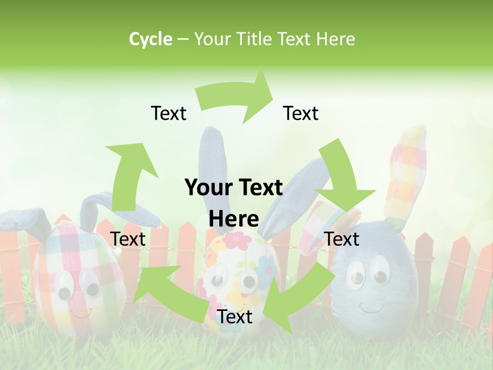 Bunny Ostereier Suchen Finden PowerPoint Template