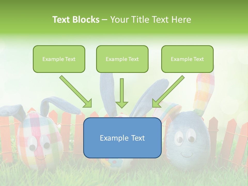 Bunny Ostereier Suchen Finden PowerPoint Template