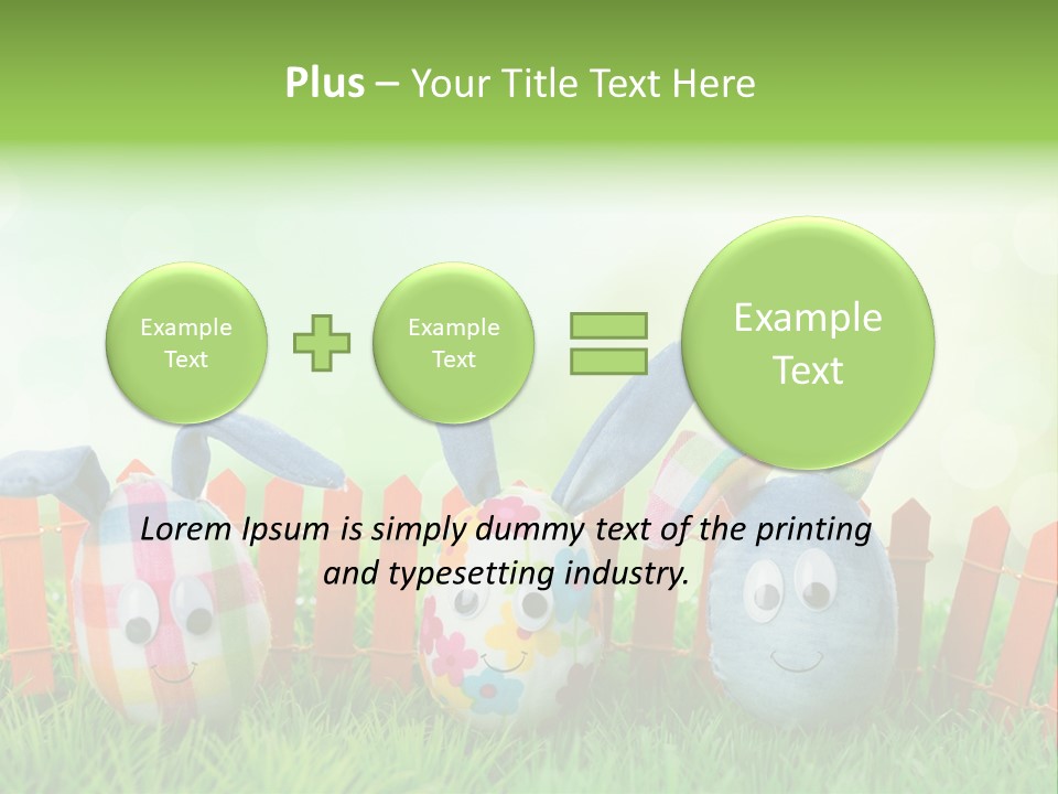 Bunny Ostereier Suchen Finden PowerPoint Template