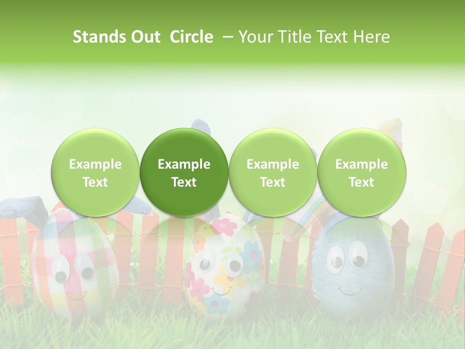 Bunny Ostereier Suchen Finden PowerPoint Template