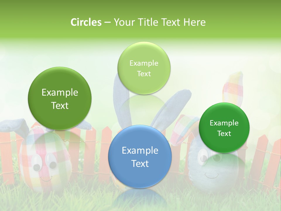 Bunny Ostereier Suchen Finden PowerPoint Template