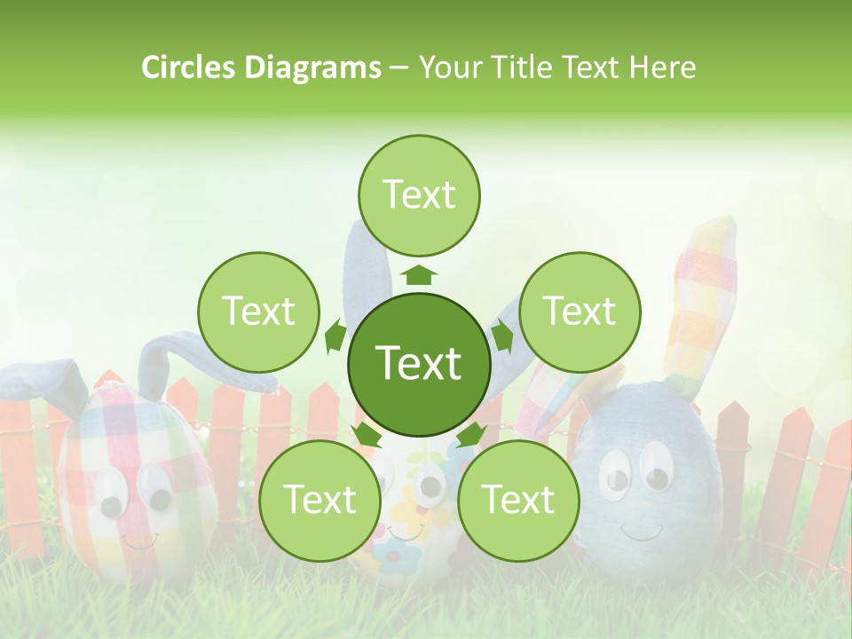 Bunny Ostereier Suchen Finden PowerPoint Template