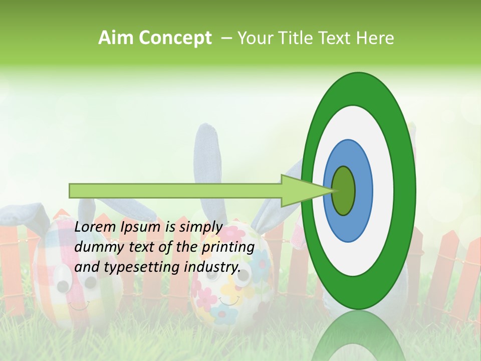 Bunny Ostereier Suchen Finden PowerPoint Template