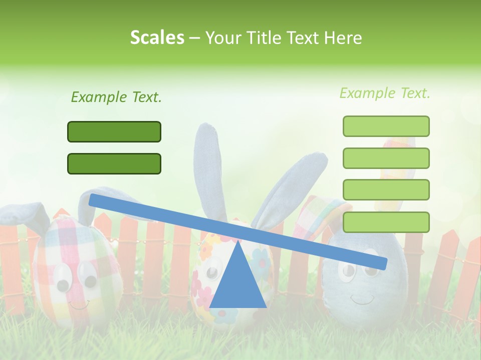 Bunny Ostereier Suchen Finden PowerPoint Template