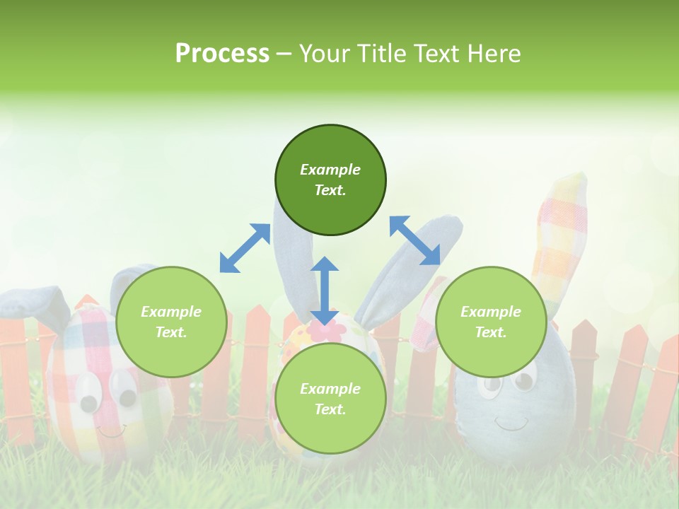 Bunny Ostereier Suchen Finden PowerPoint Template