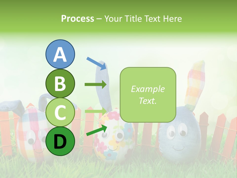 Bunny Ostereier Suchen Finden PowerPoint Template