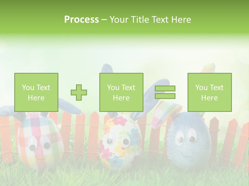 Bunny Ostereier Suchen Finden PowerPoint Template