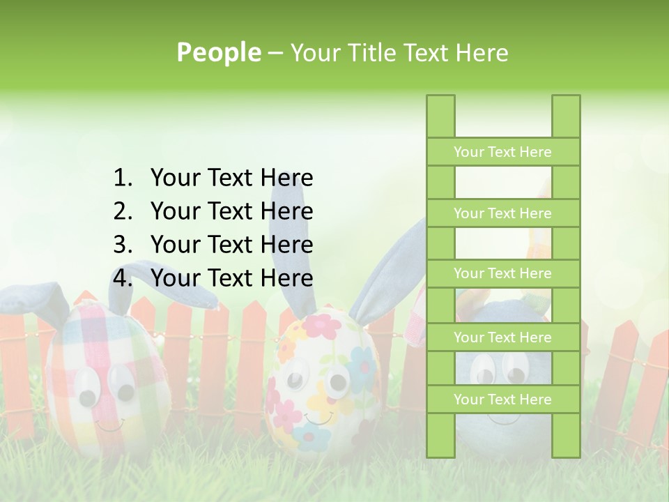 Bunny Ostereier Suchen Finden PowerPoint Template