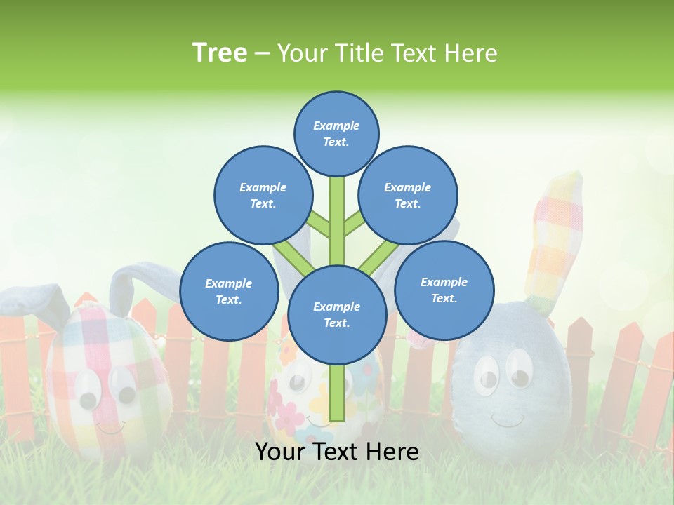 Bunny Ostereier Suchen Finden PowerPoint Template