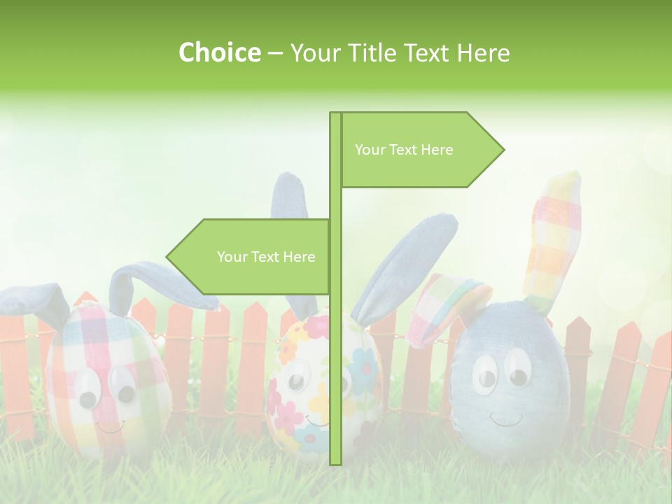 Bunny Ostereier Suchen Finden PowerPoint Template