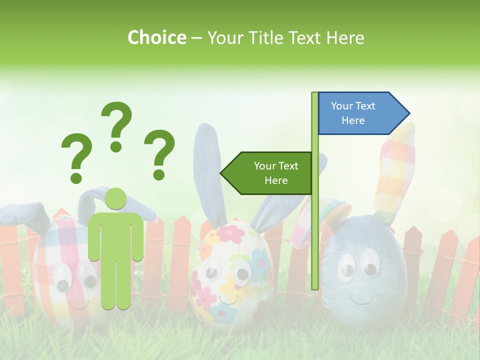 Bunny Ostereier Suchen Finden PowerPoint Template