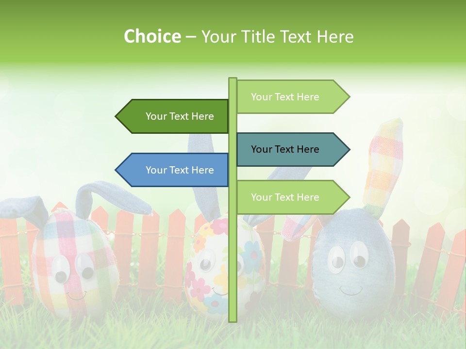 Bunny Ostereier Suchen Finden PowerPoint Template