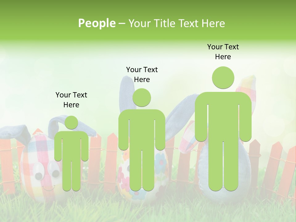 Bunny Ostereier Suchen Finden PowerPoint Template