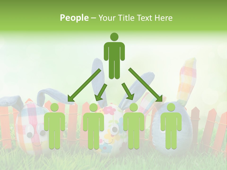 Bunny Ostereier Suchen Finden PowerPoint Template