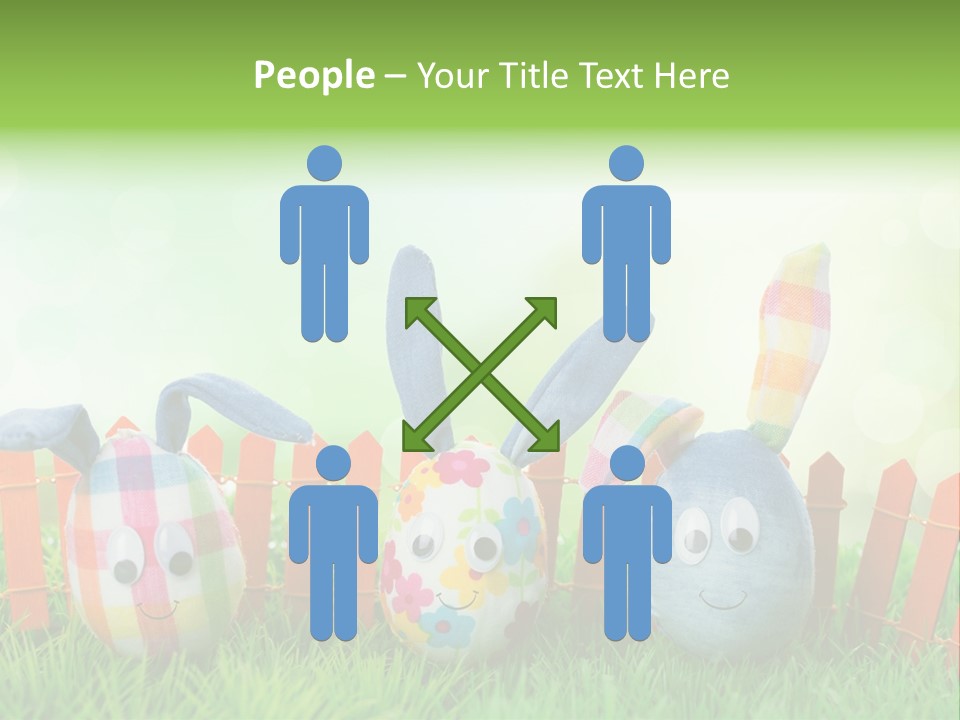 Bunny Ostereier Suchen Finden PowerPoint Template