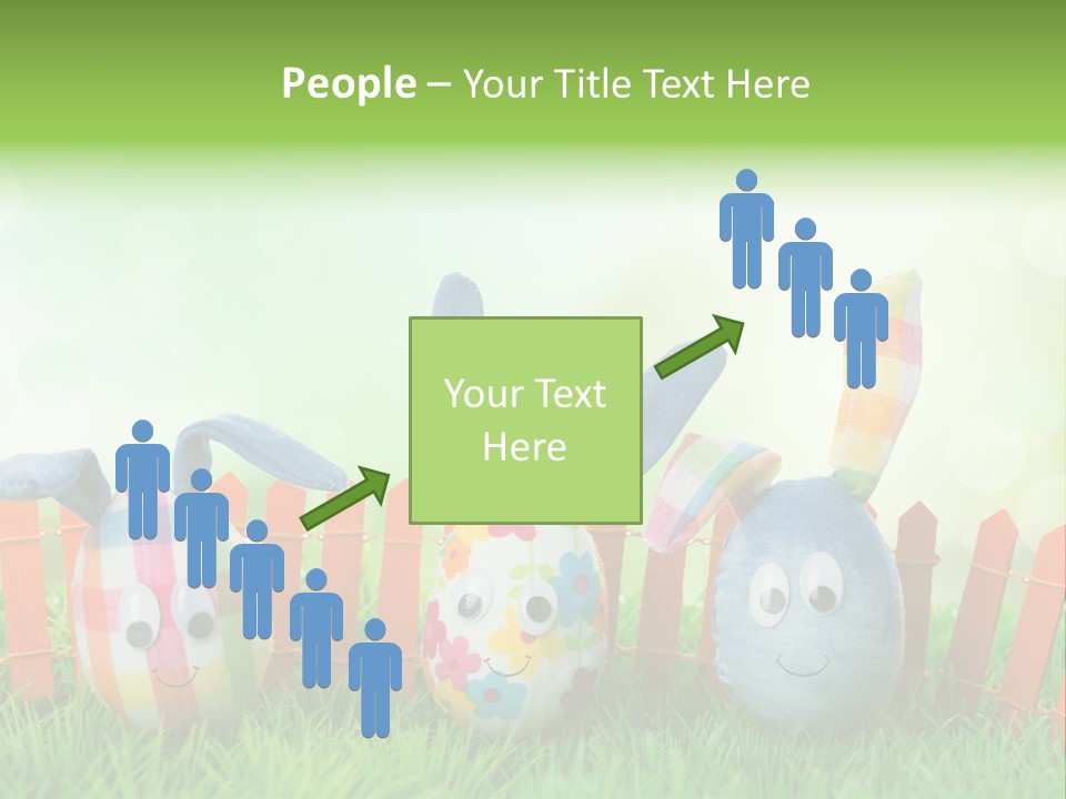 Bunny Ostereier Suchen Finden PowerPoint Template