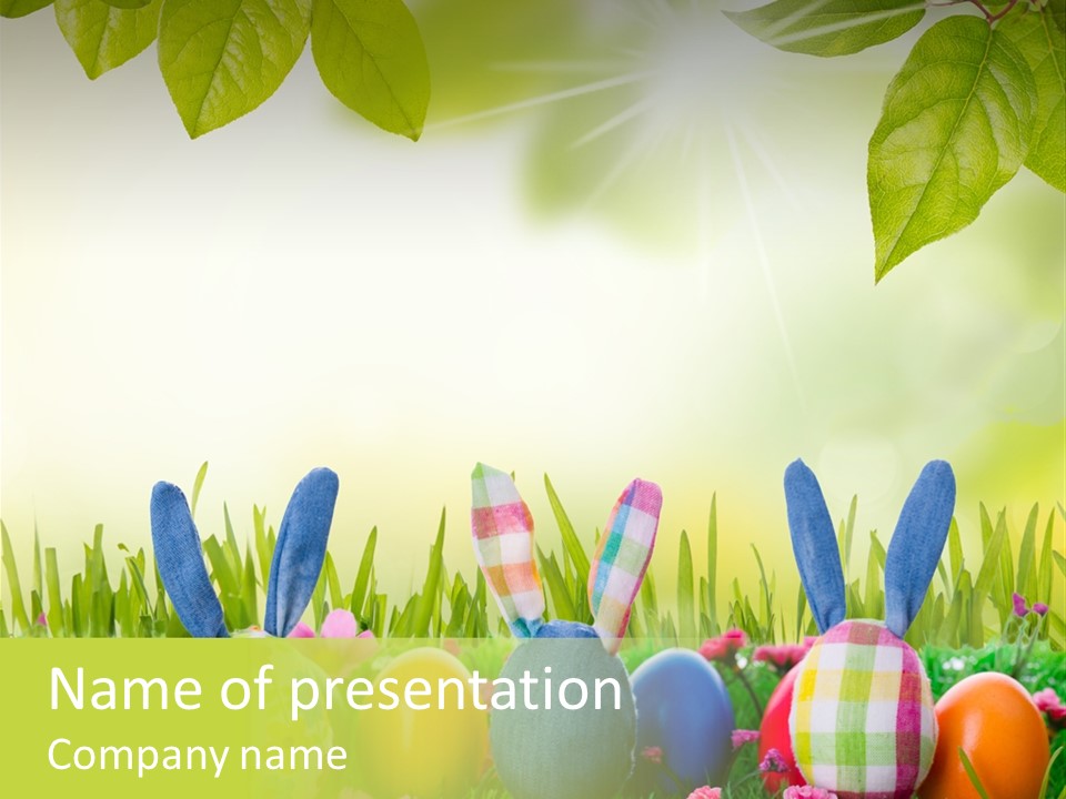 Farbe Osterei Easter PowerPoint Template